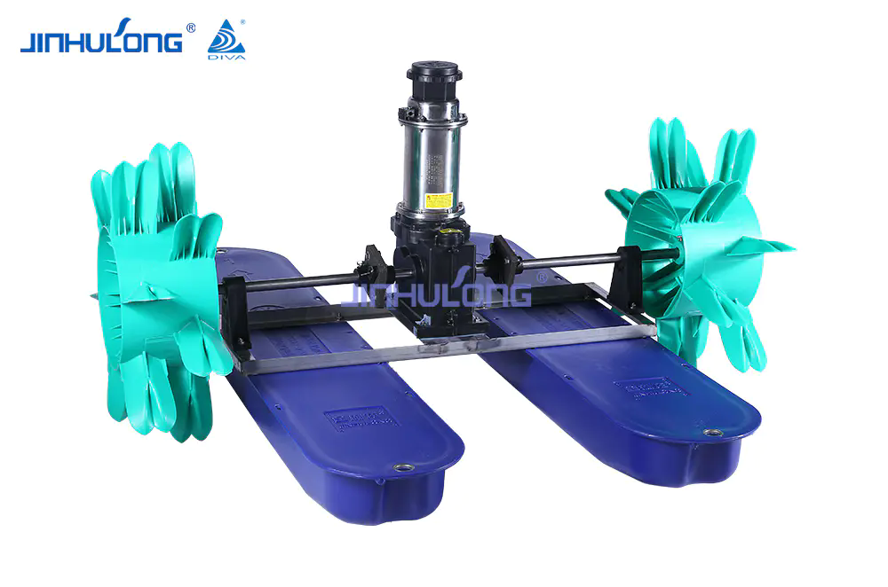 High Effciency Water Cooling Two-Impeller Paddle Wheel Aerator High Effciency Water Cooling Two-Impeller Paddle Wheel Aerator