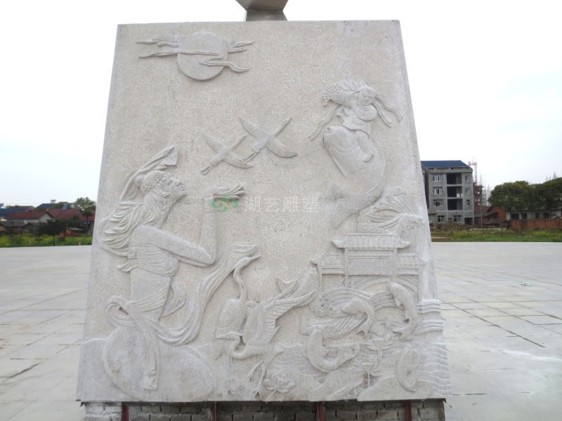 潛江白鷺湖農(nóng)場(chǎng)雕塑-不銹鋼雕塑|浮雕