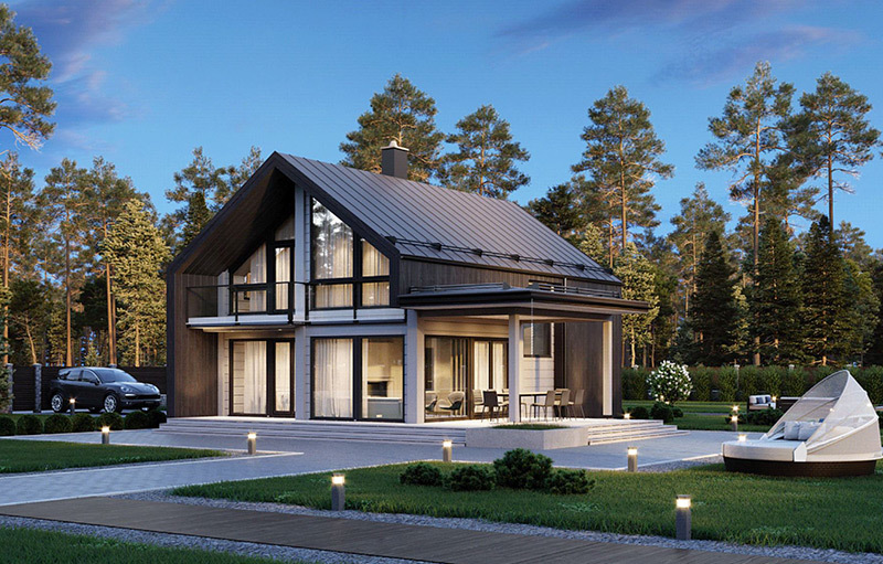 Light steel villa