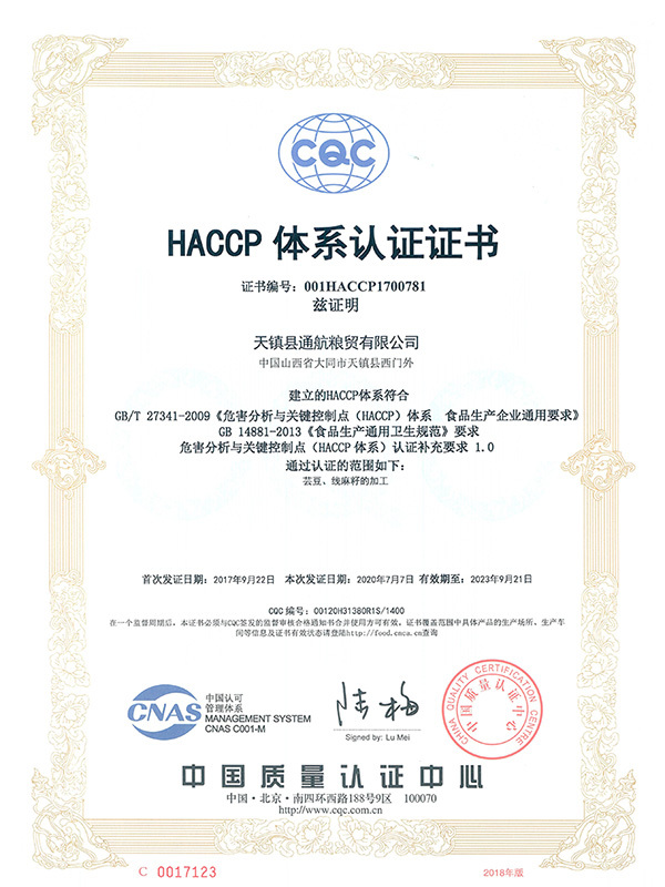 HACCP Certification