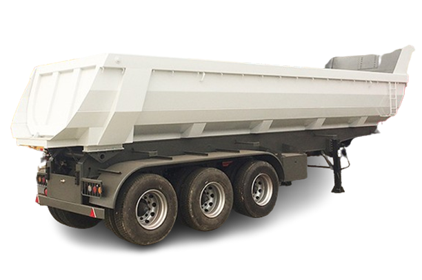 24cbm 3 axles U Shape Dump Semi Trailer