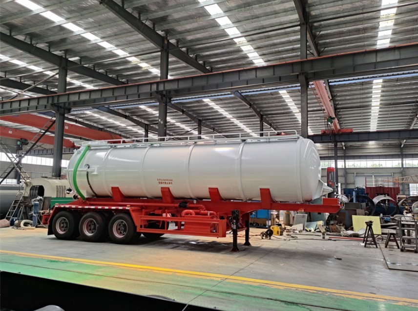 3 Axle 20000 Liter Vacuum Suction Semi Trailer 3 Axle 20000 Liter Vacuum Suction Semi Trailer