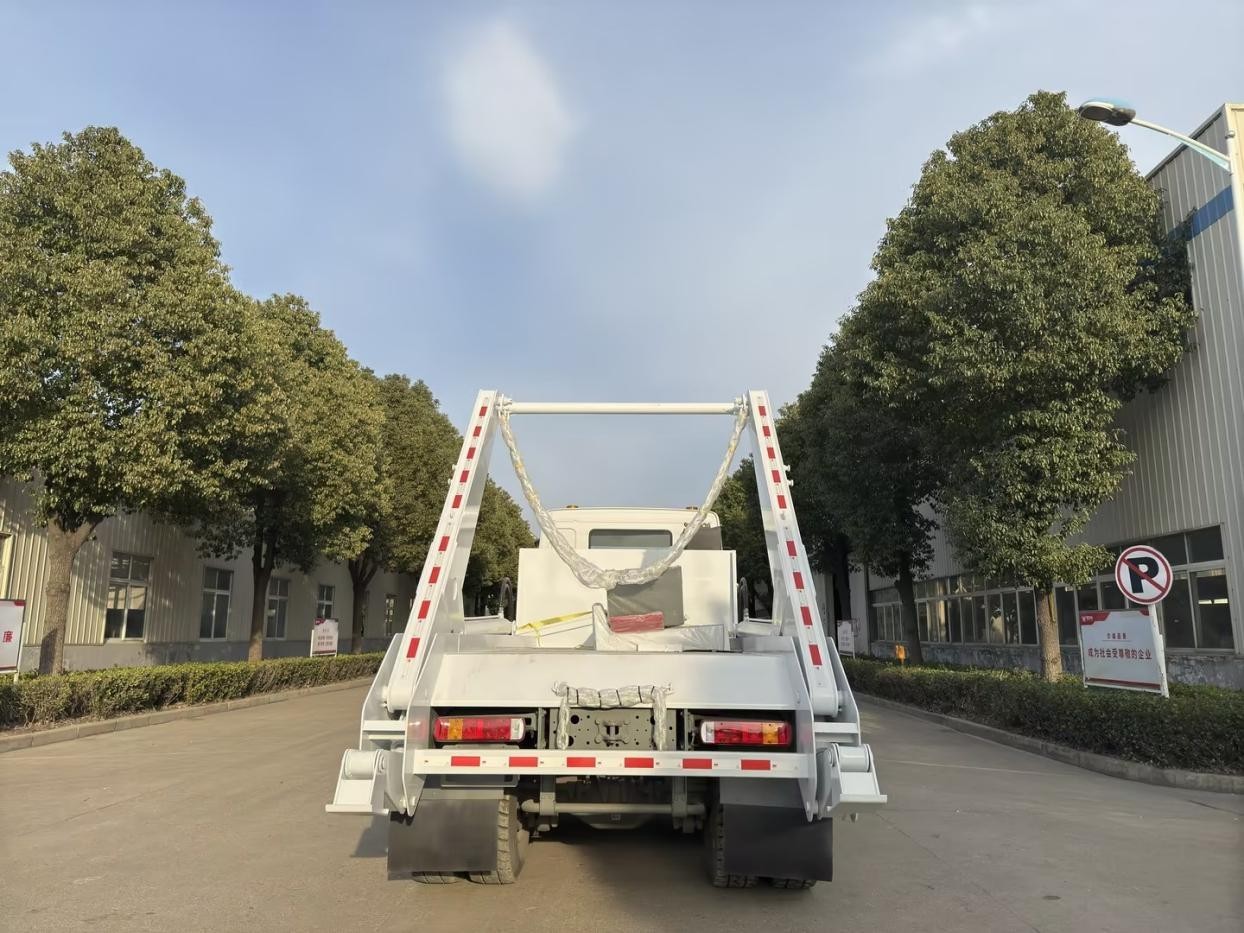 HOWO 6×4 Swing Arm Garbage Truck 14CBM with Hanging Chain and Hydraulic Lifting Waste Removal Truck HOWO 6×4 Swing Arm Garbage Truck 14CBM with Hanging Chain and Hydraulic Lifting Waste Removal Truck