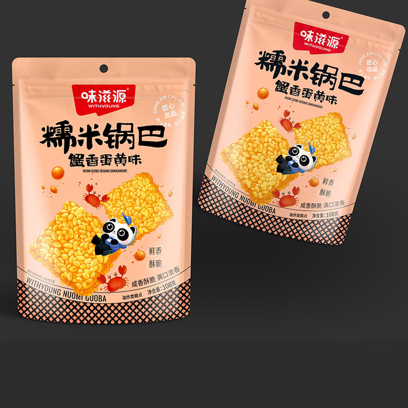 味滋源 糯米鍋巴（蟹香蛋黃味） 108g