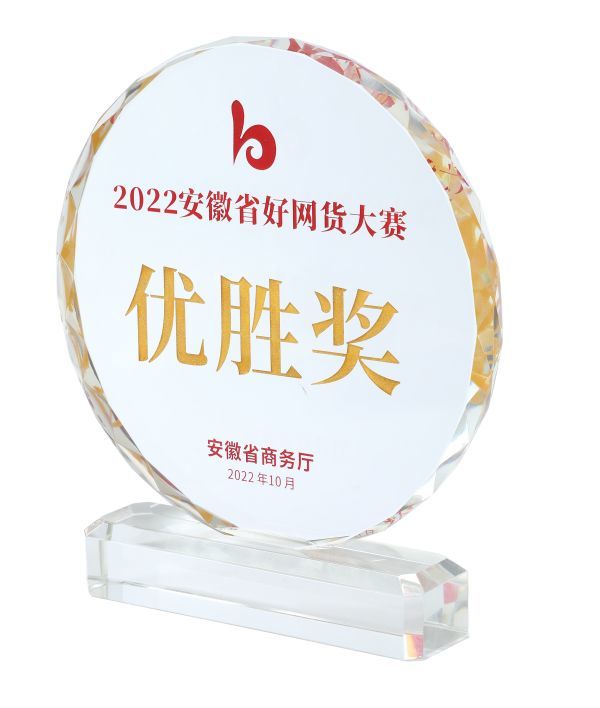 2022安徽省好網貨大賽 優勝獎
