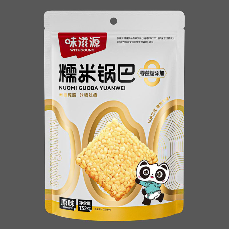 味滋源 糯米鍋巴原味零添加蔗糖 132g