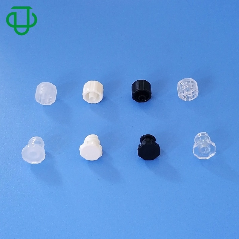 Plastic Threaded Male Luer Lock Coupler Plastic Male Luer Tapered