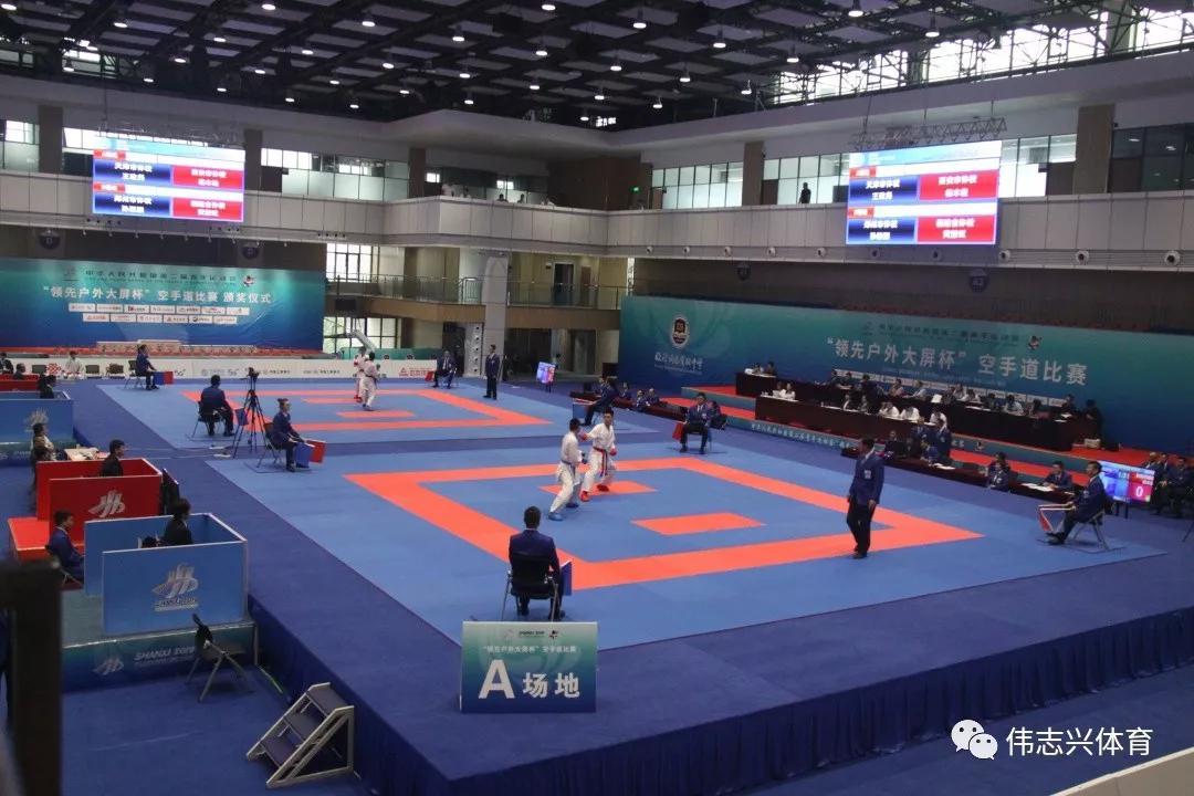 The final karate competition of the Second Youth Games - the Hong Kong, China team made a stunning appearance