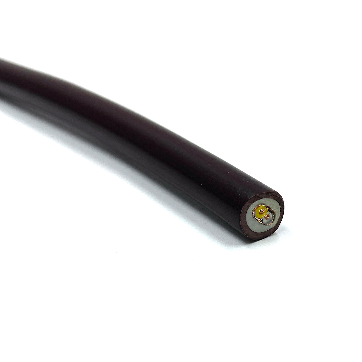 Braided shielded audio cable