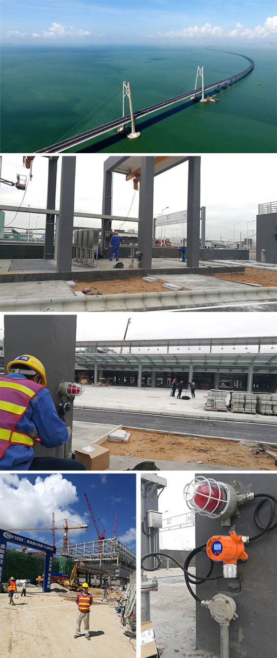 Installation of Gas Detection Alarms for the Hong Kong-Zhuhai-Macao Bridge Project