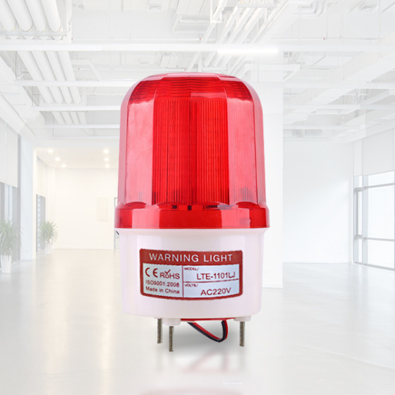 Acoustic and visual light alarms