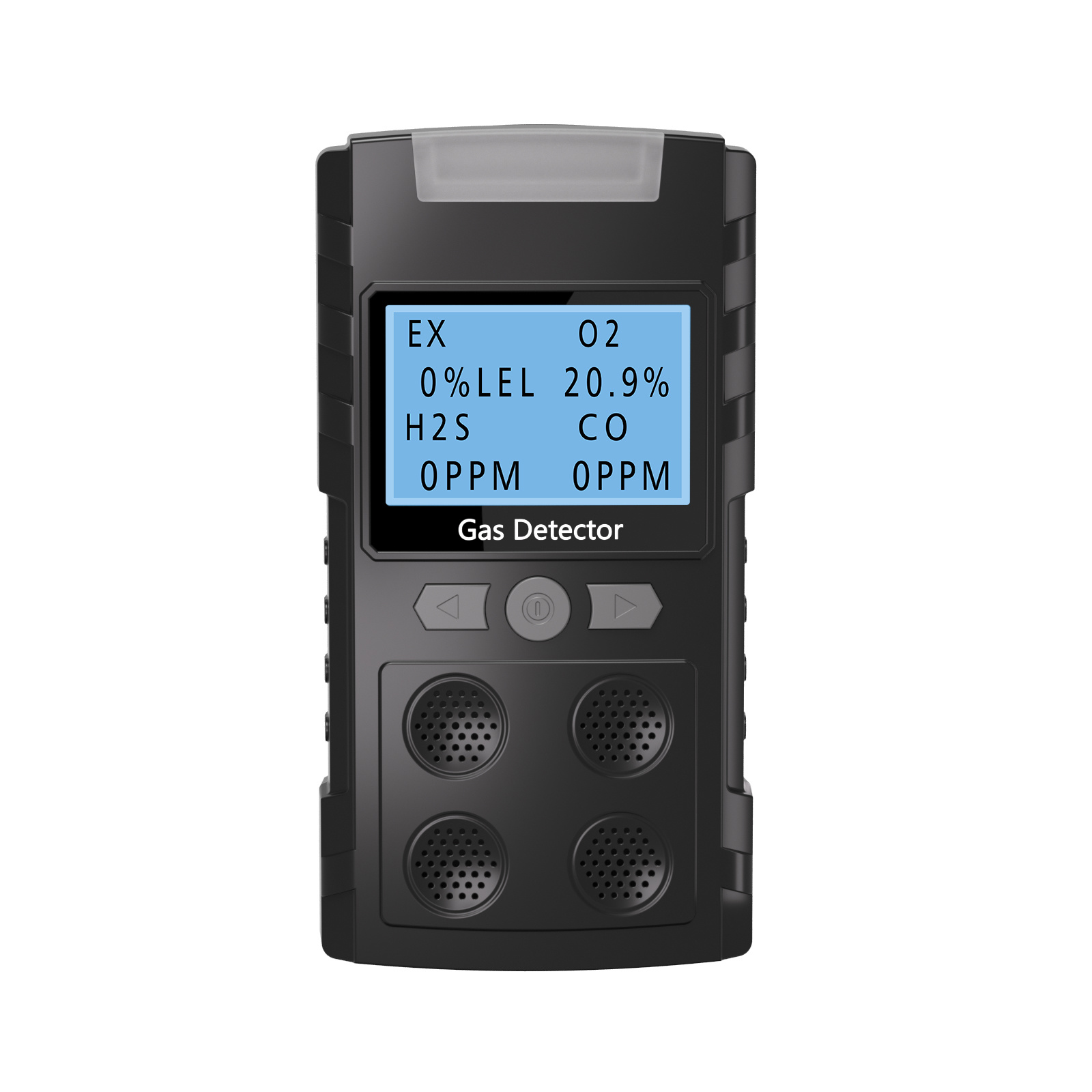 Voice-type 4-in-1 gas detector