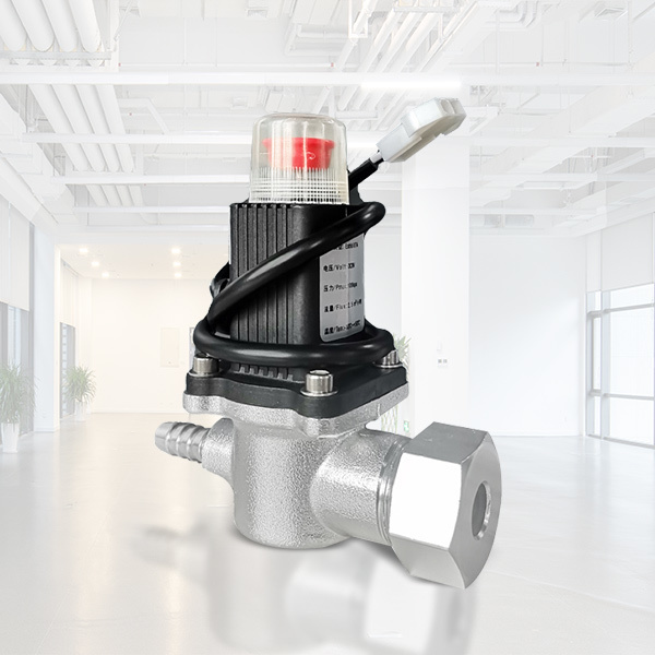 Gas emergency shut-off solenoid valve