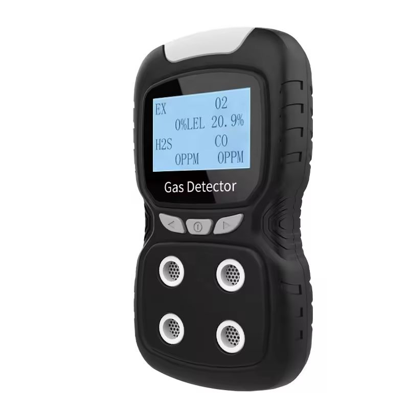 Portable voice type Four-in-one gas detector