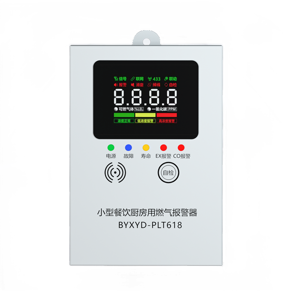 Gas alarms for domestic and small catering kitchens