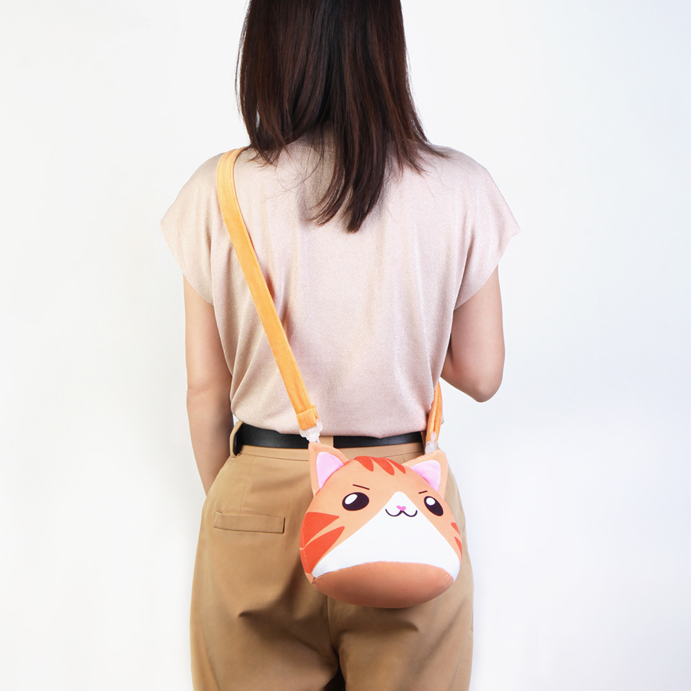 Plush shoulder bag