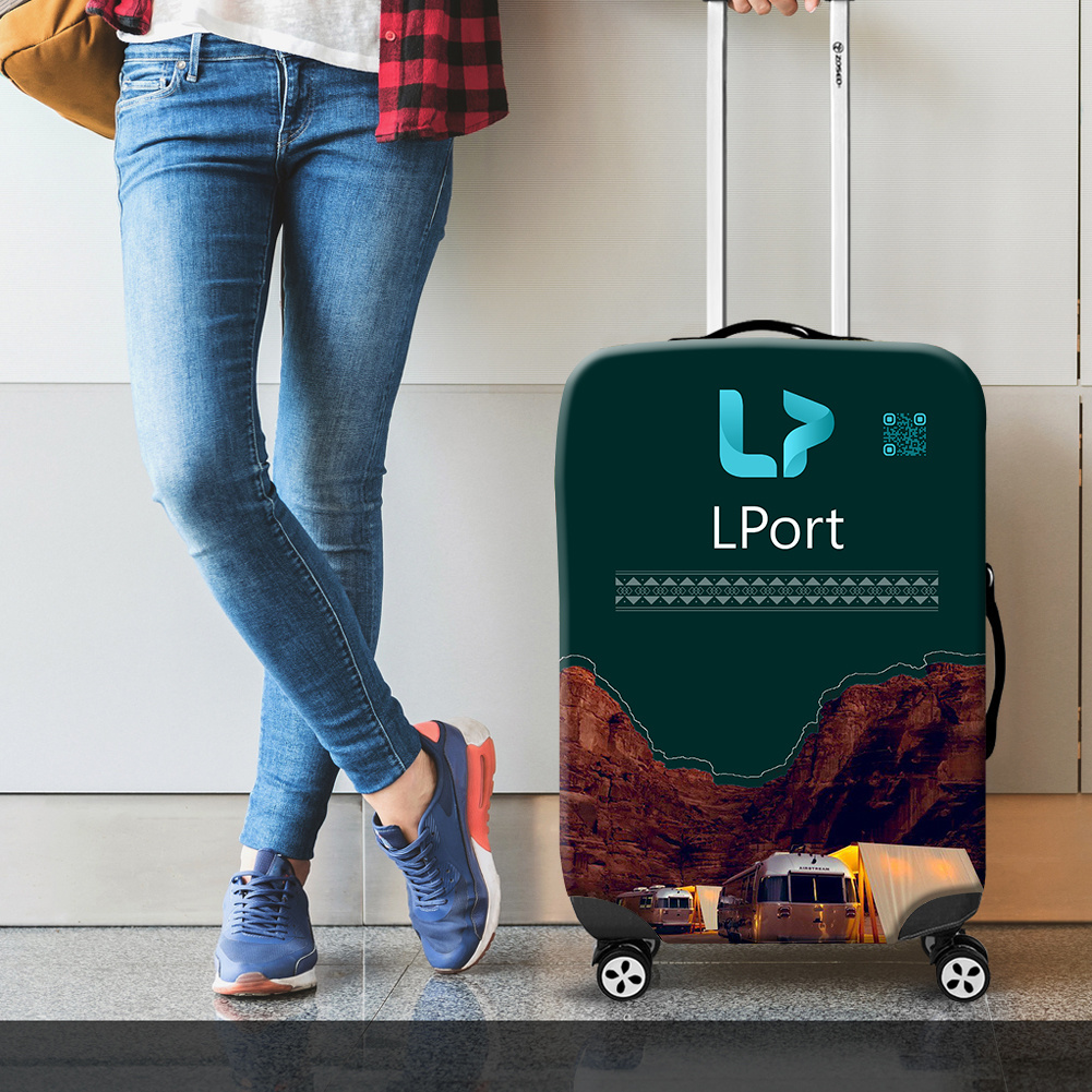 Advertisement Luggage Cover Advertisement Luggage Cover