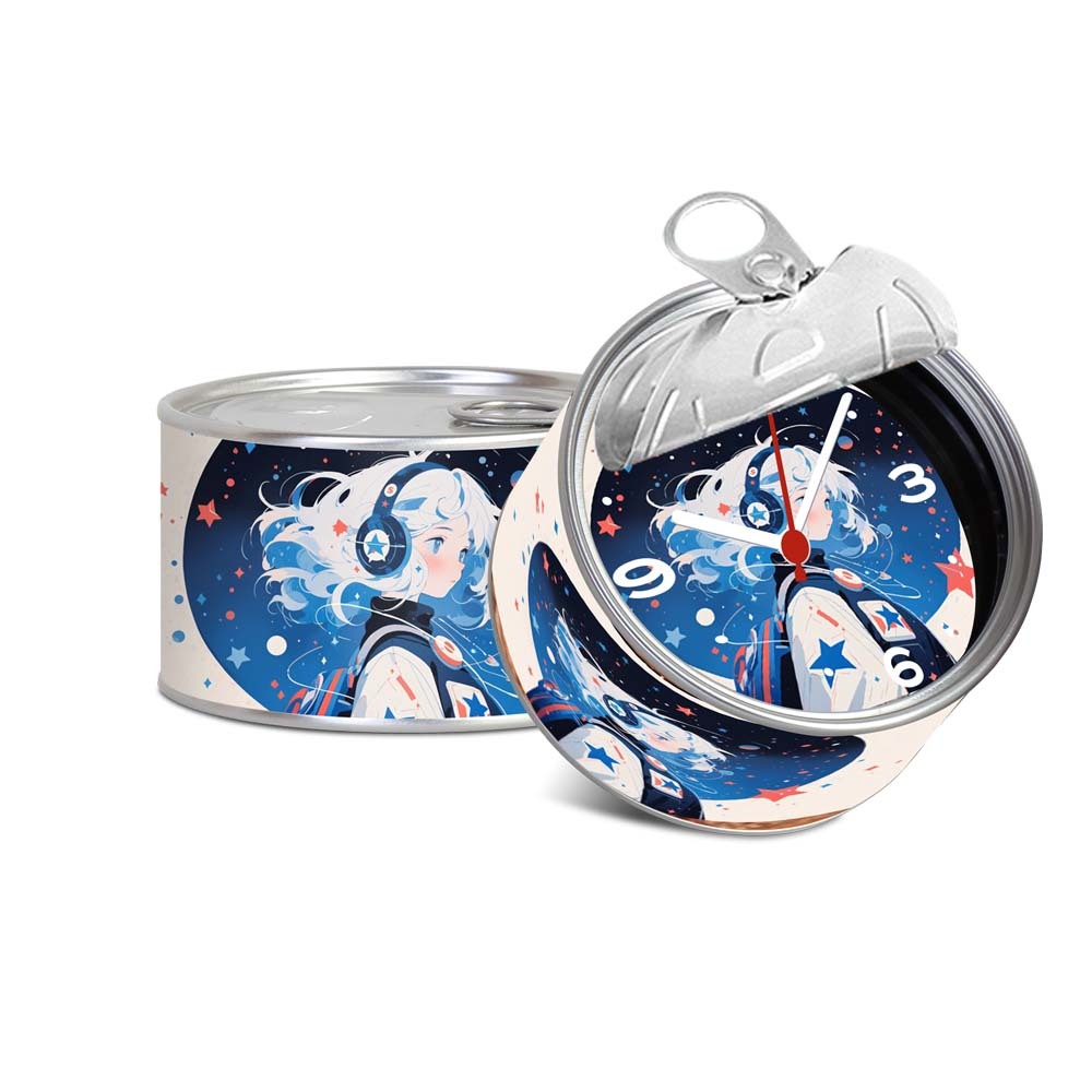 Two meta animation can clock