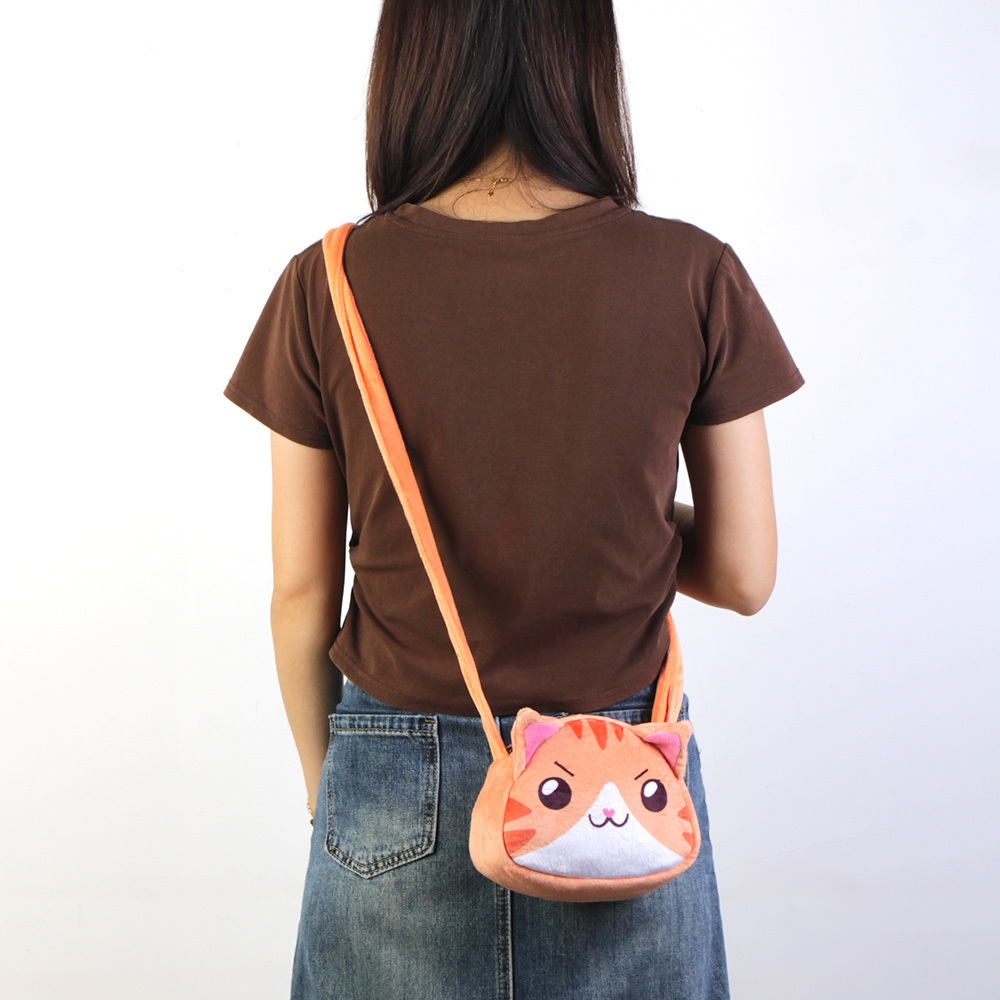 Plush shoulder bag