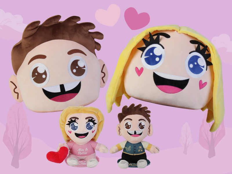 Alexander Husum and Nellie Squishhead Plush Alexander Husum and Nellie Squishhead Plush