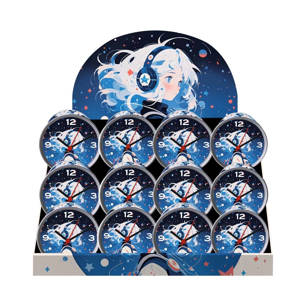 Two meta animation can clock