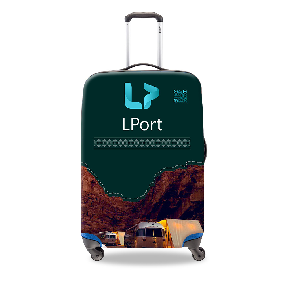 Advertisement Luggage Cover Advertisement Luggage Cover