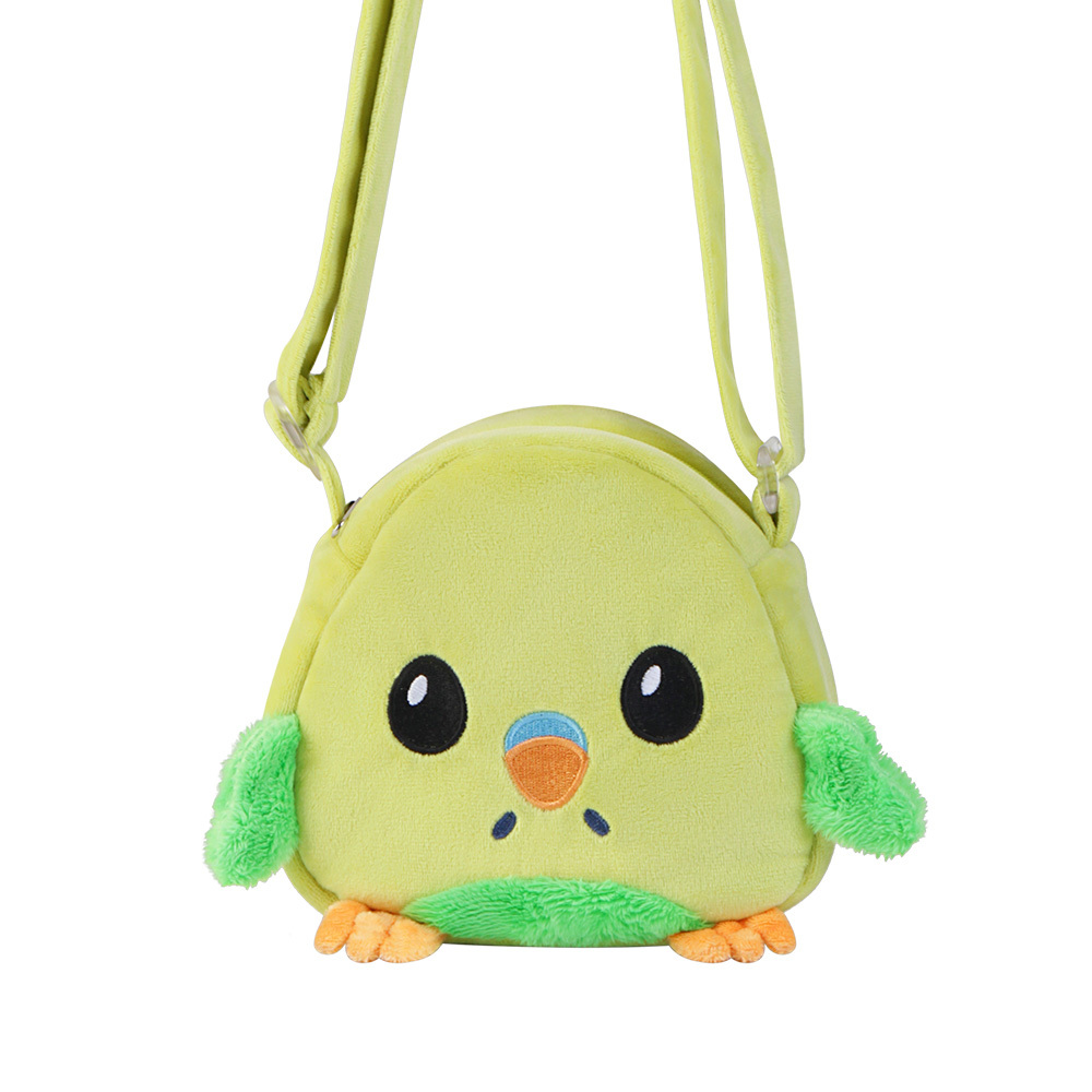 Plush crossbody bag