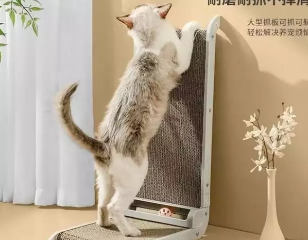 猫抓板升级!L型设计,告别猫咪抓沙发,瓦楞纸猫抓板来帮忙 猫抓板升级!L型设计,告别猫咪抓沙发,瓦楞纸猫抓板来帮忙