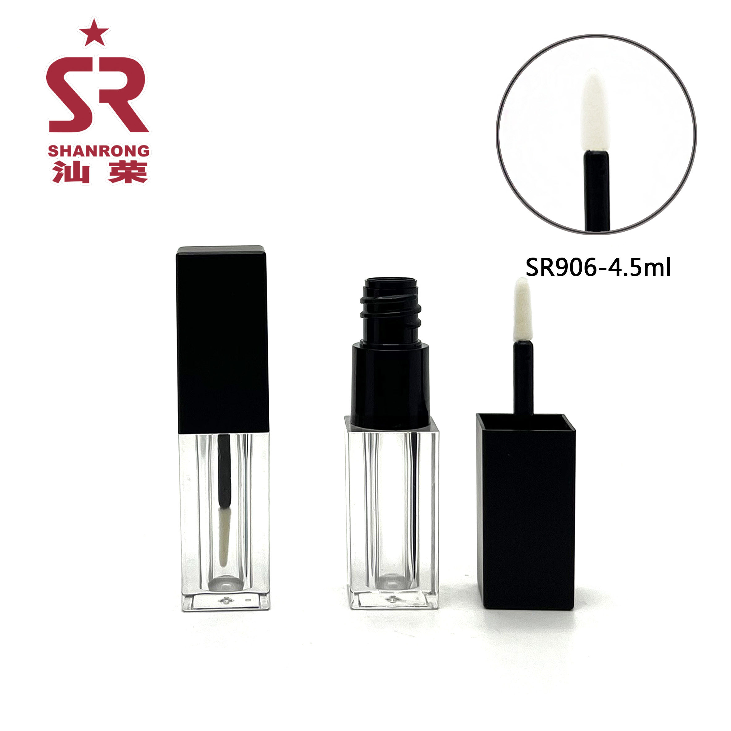 SR906 4.5ml 方形唇彩管 口红管 唇釉瓶