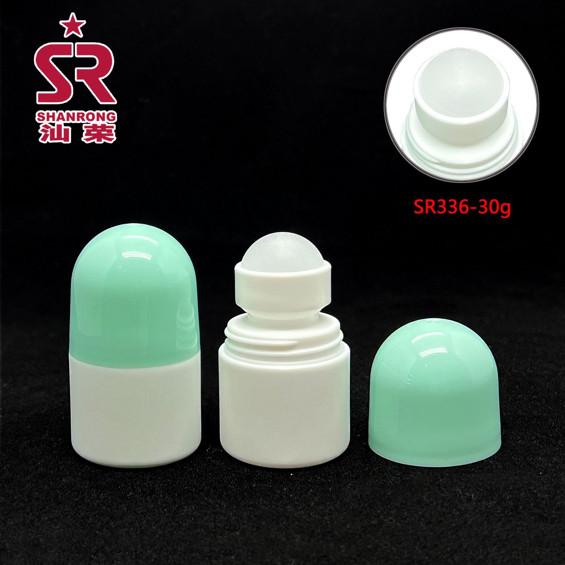 SR336 30ml PP塑料滚珠香体露瓶