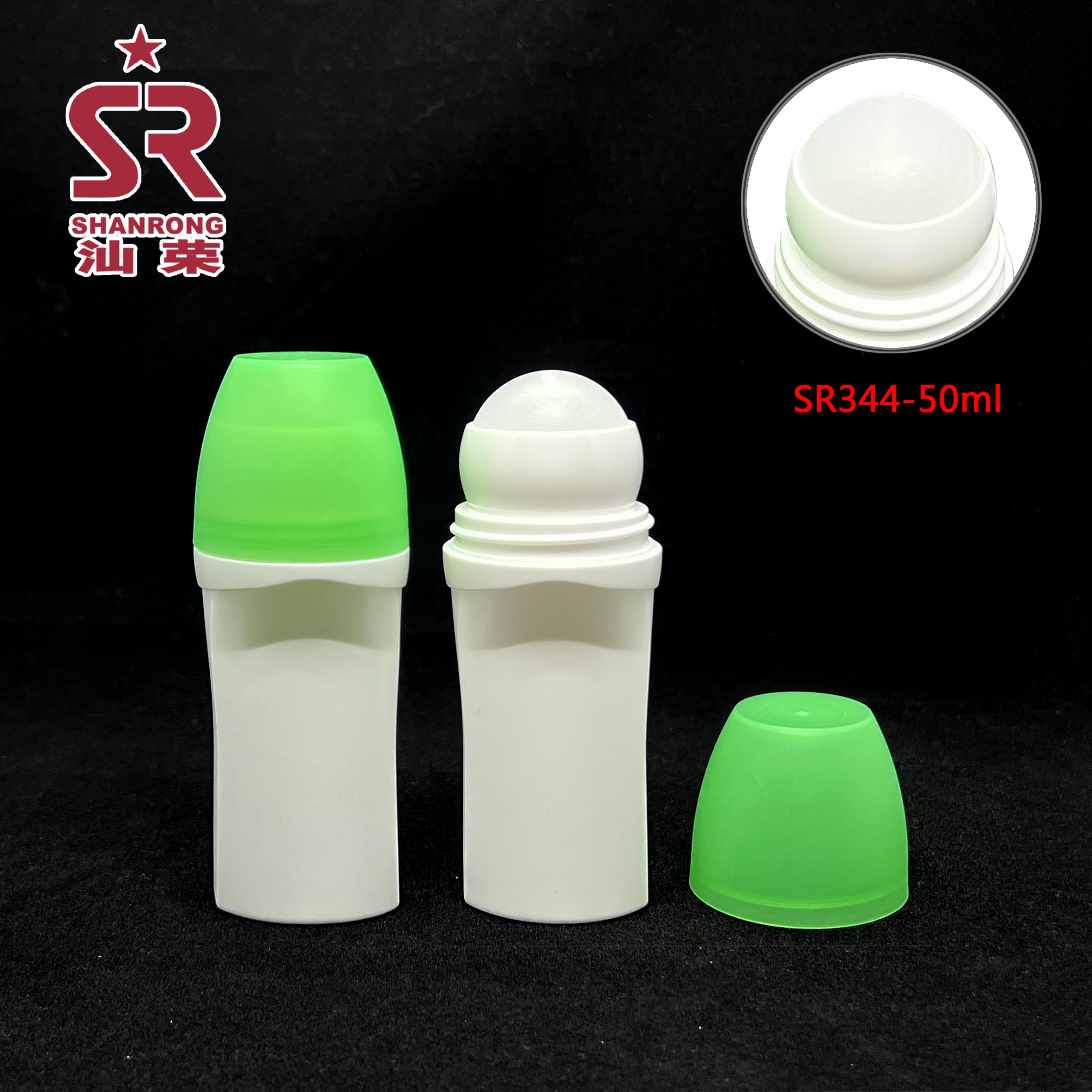 SR344 50ml PP走珠香体止汗露瓶 大滚珠瓶