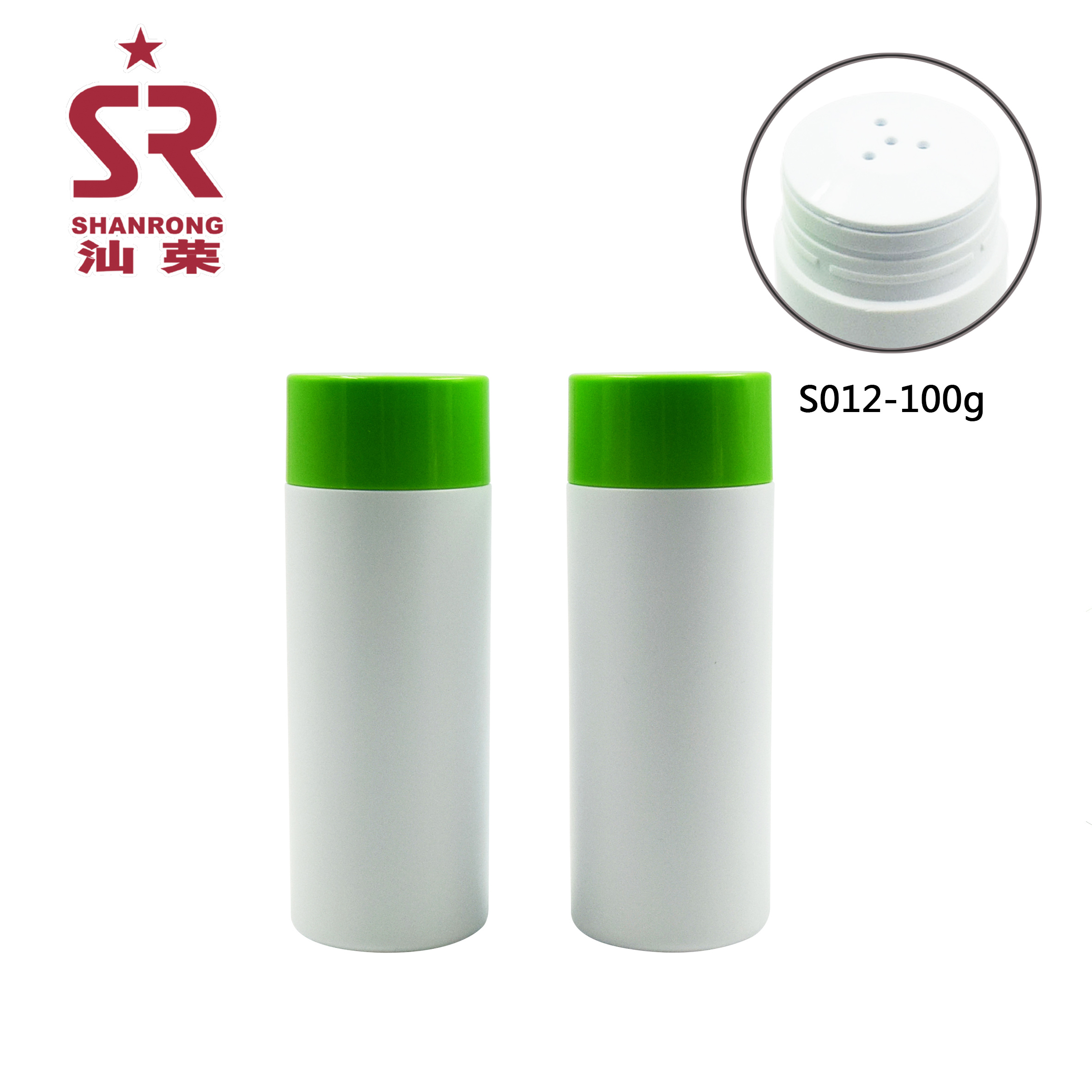 S012 厂家 100g HDPE松花粉瓶