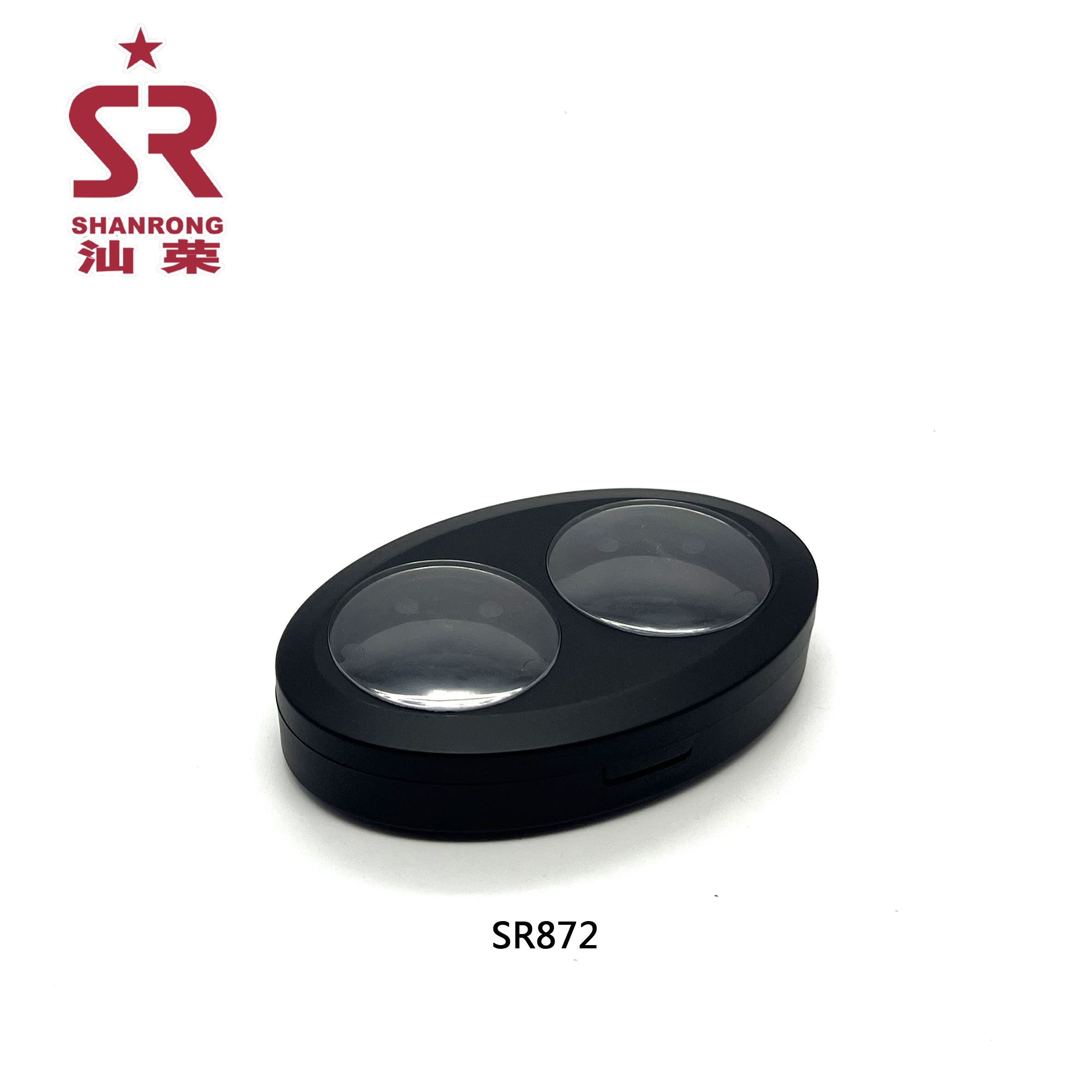 SR872 三层带镜高光粉饼盒 眼影盘 腮红盒
