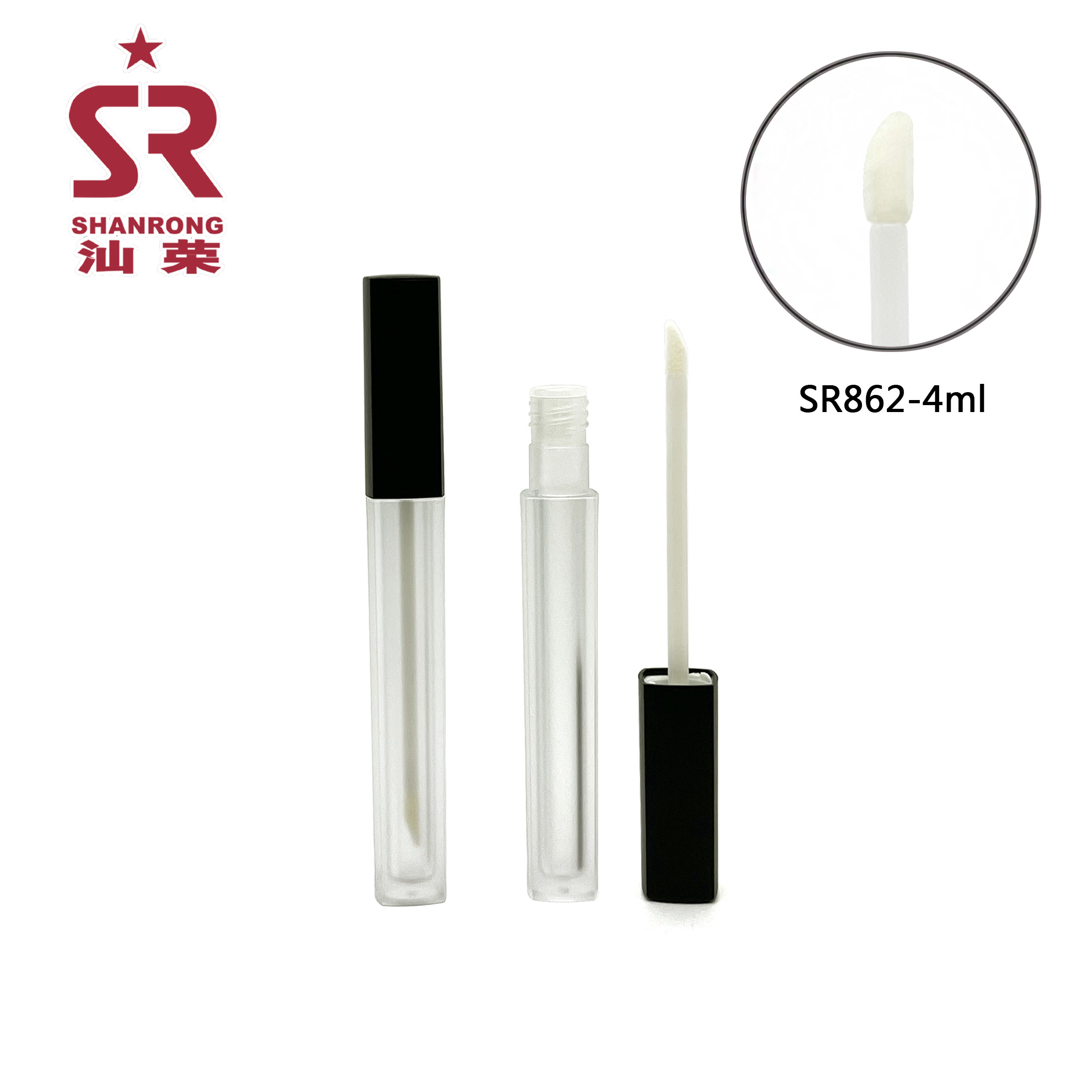 SR862 4ml 方形细管唇釉管 唇彩空瓶