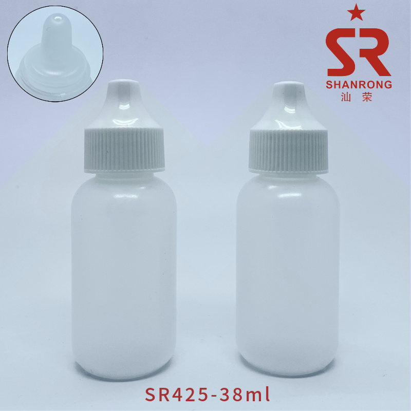38ml HDPE 美甲假发胶水瓶乳液分装瓶