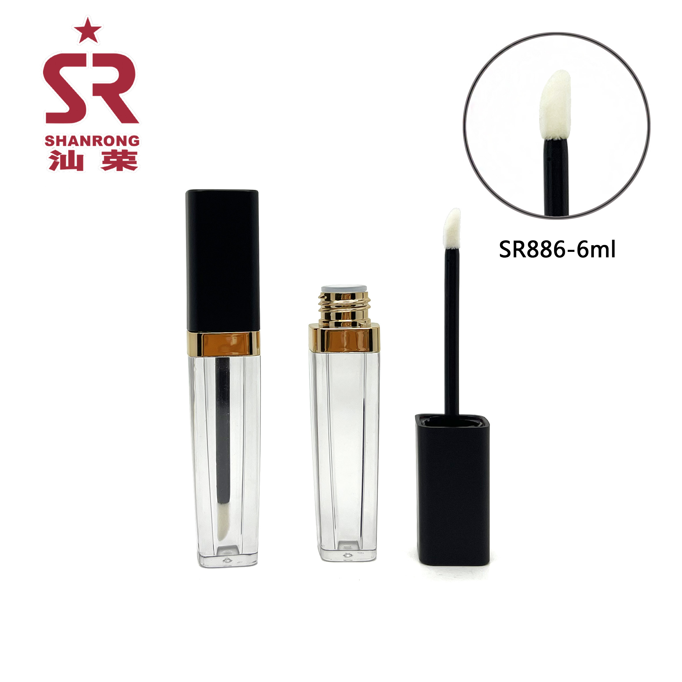 SR886 6ml 唇彩管 唇釉管 口红管