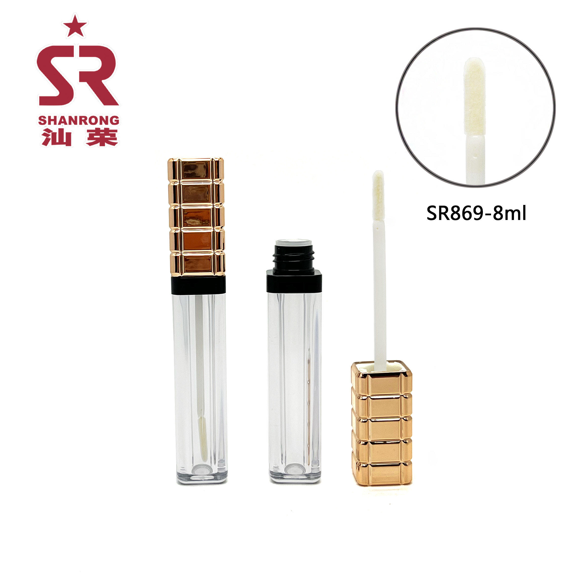 SR869 8ml 方形唇彩空管 唇釉唇蜜瓶