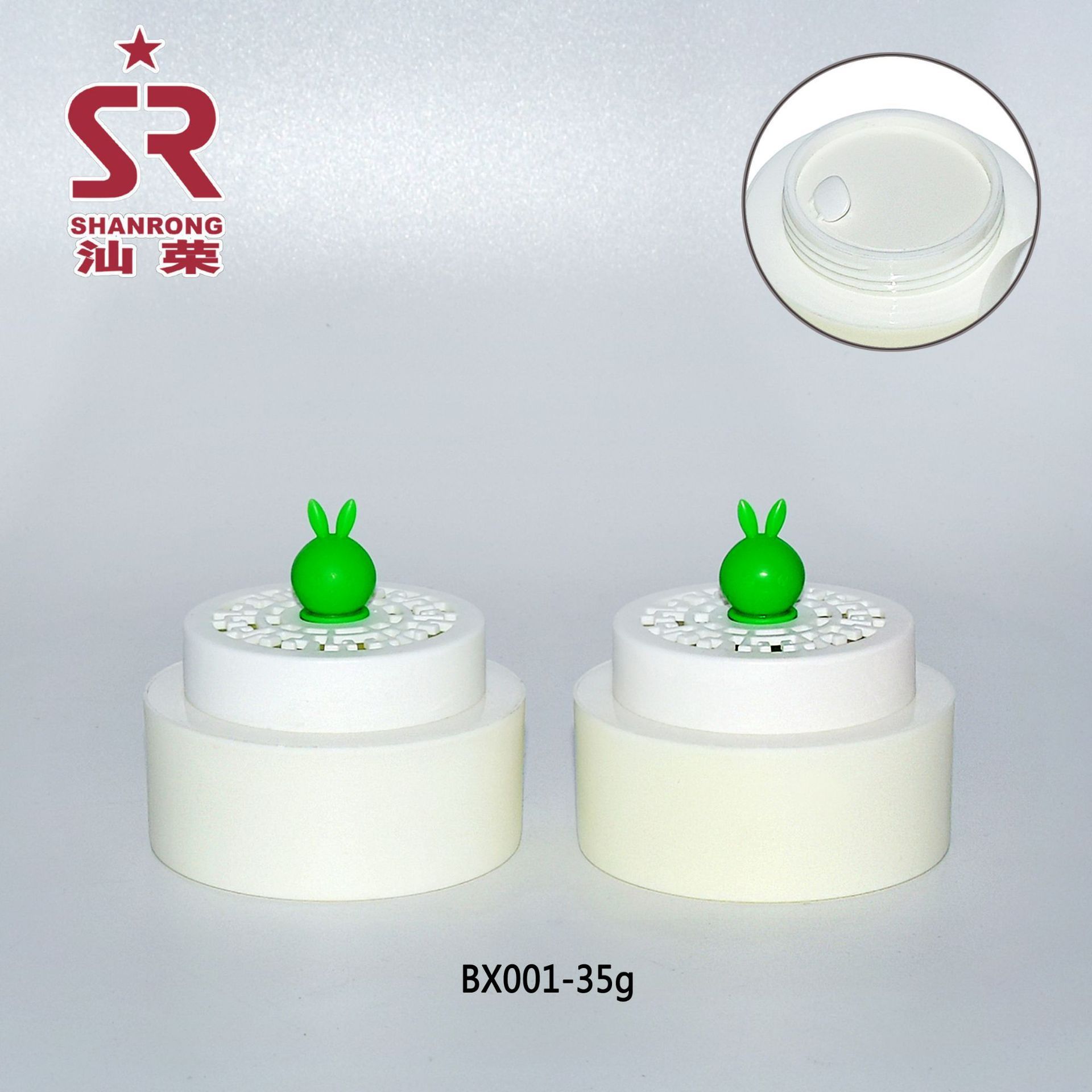 BX001 35g PP 固体空气清新剂香膏盒 香薰除臭盒