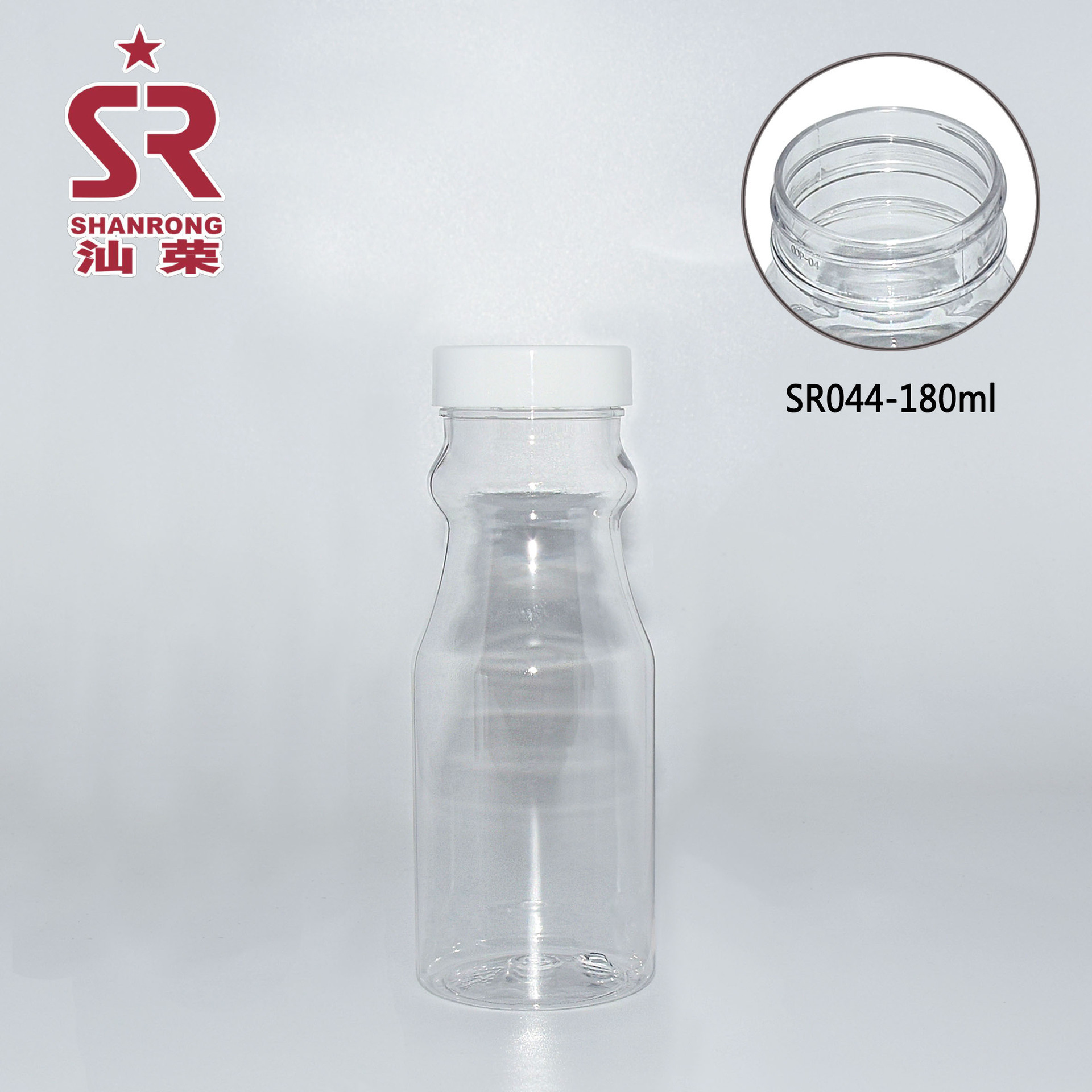 SR044 180ml PET牛奶酸奶布丁饮料瓶子糖果果汁瓶