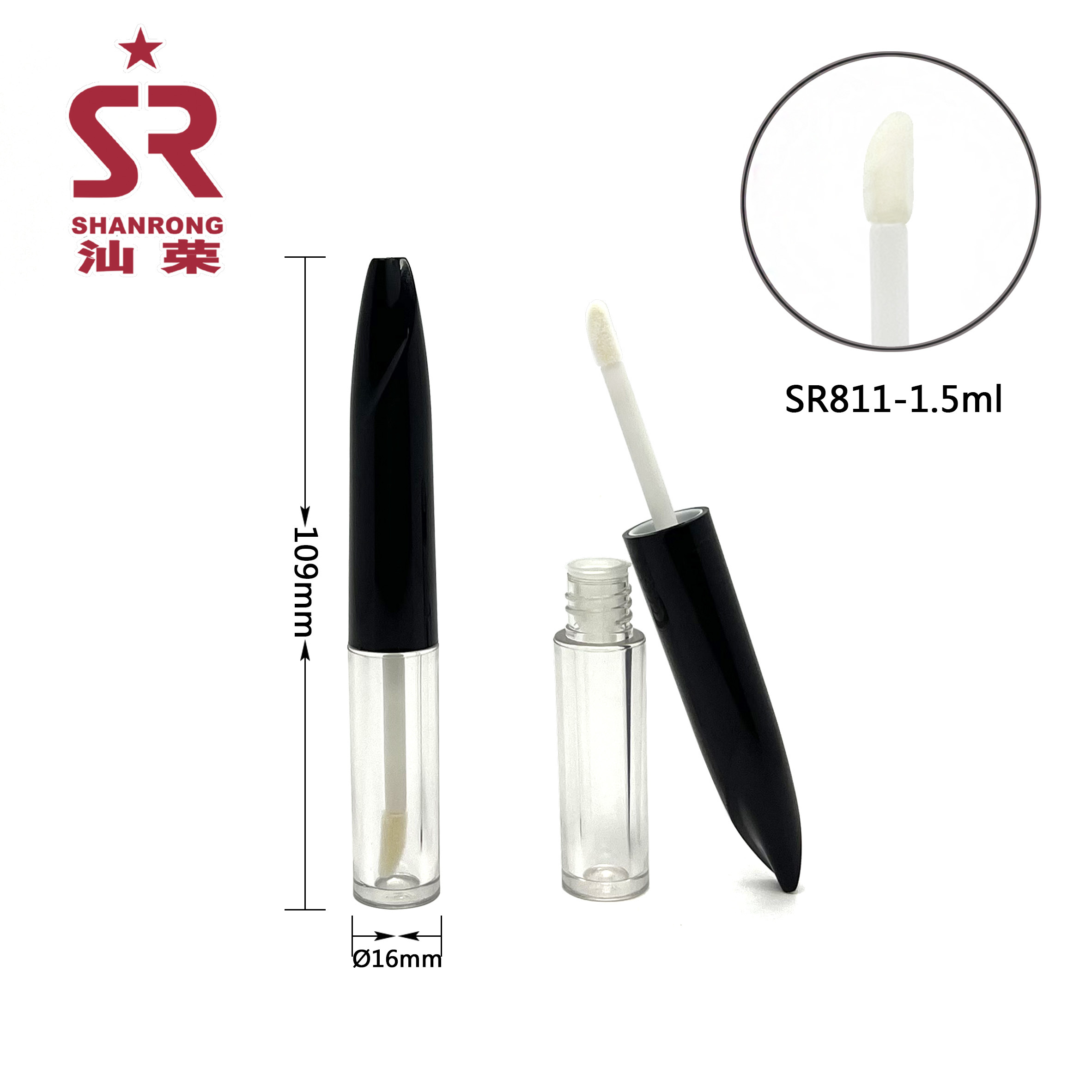 SR811 1.5ml 唇彩空管 唇釉管