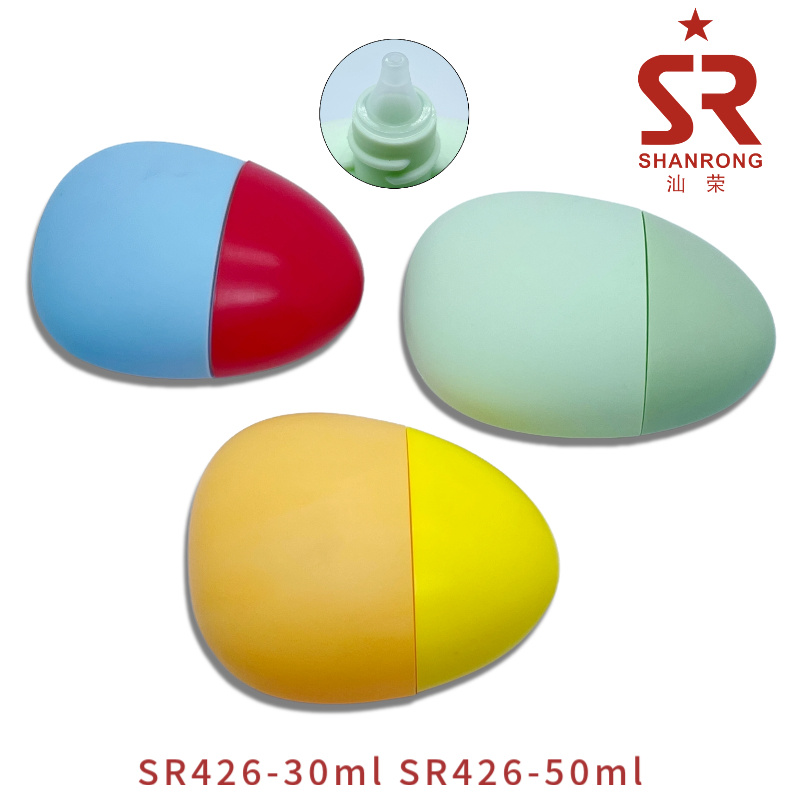 30ml 50ml鹅卵石外形隔离防晒霜瓶护肤品乳液护手霜瓶