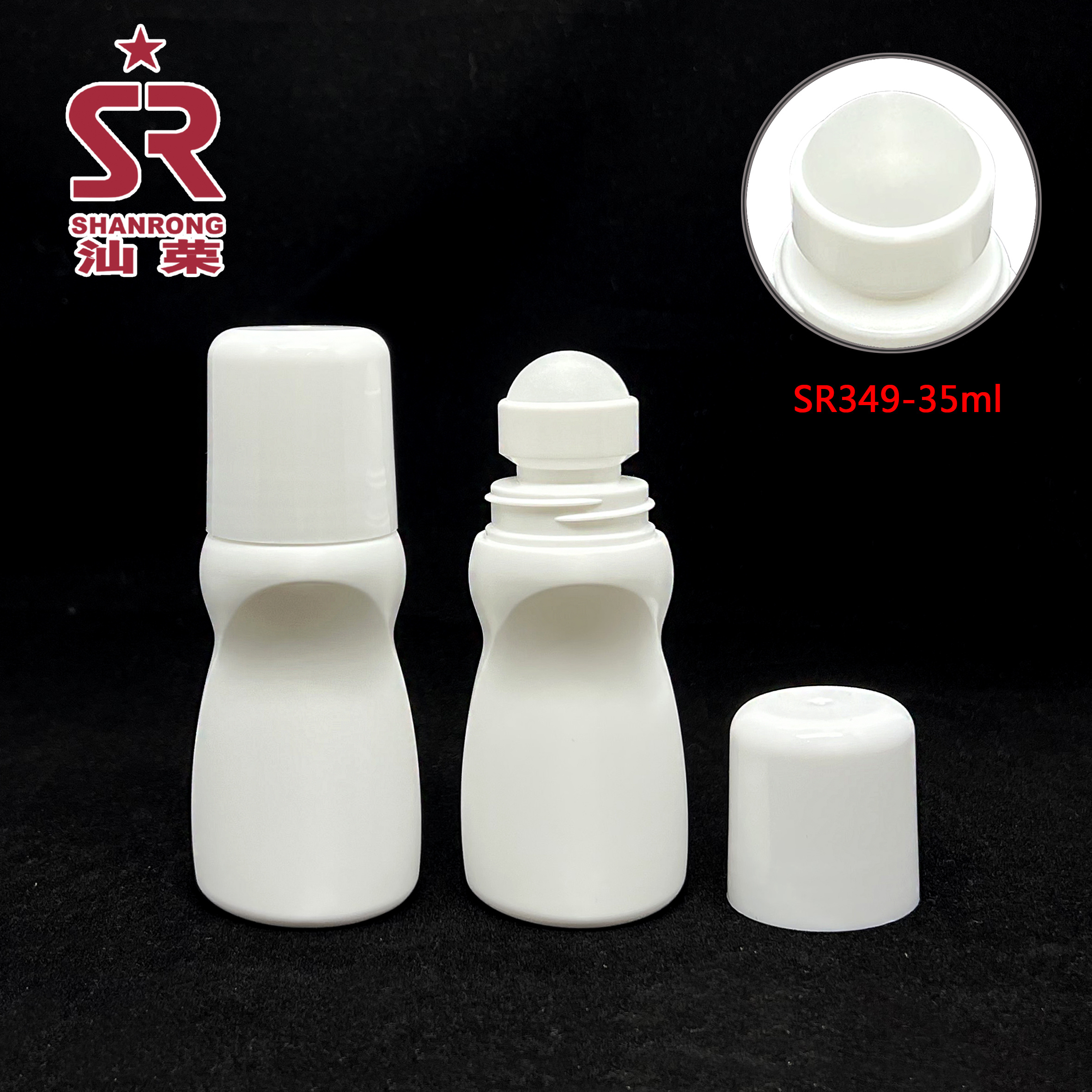 SR349 80ml PP止汗露滚珠瓶香体露瓶