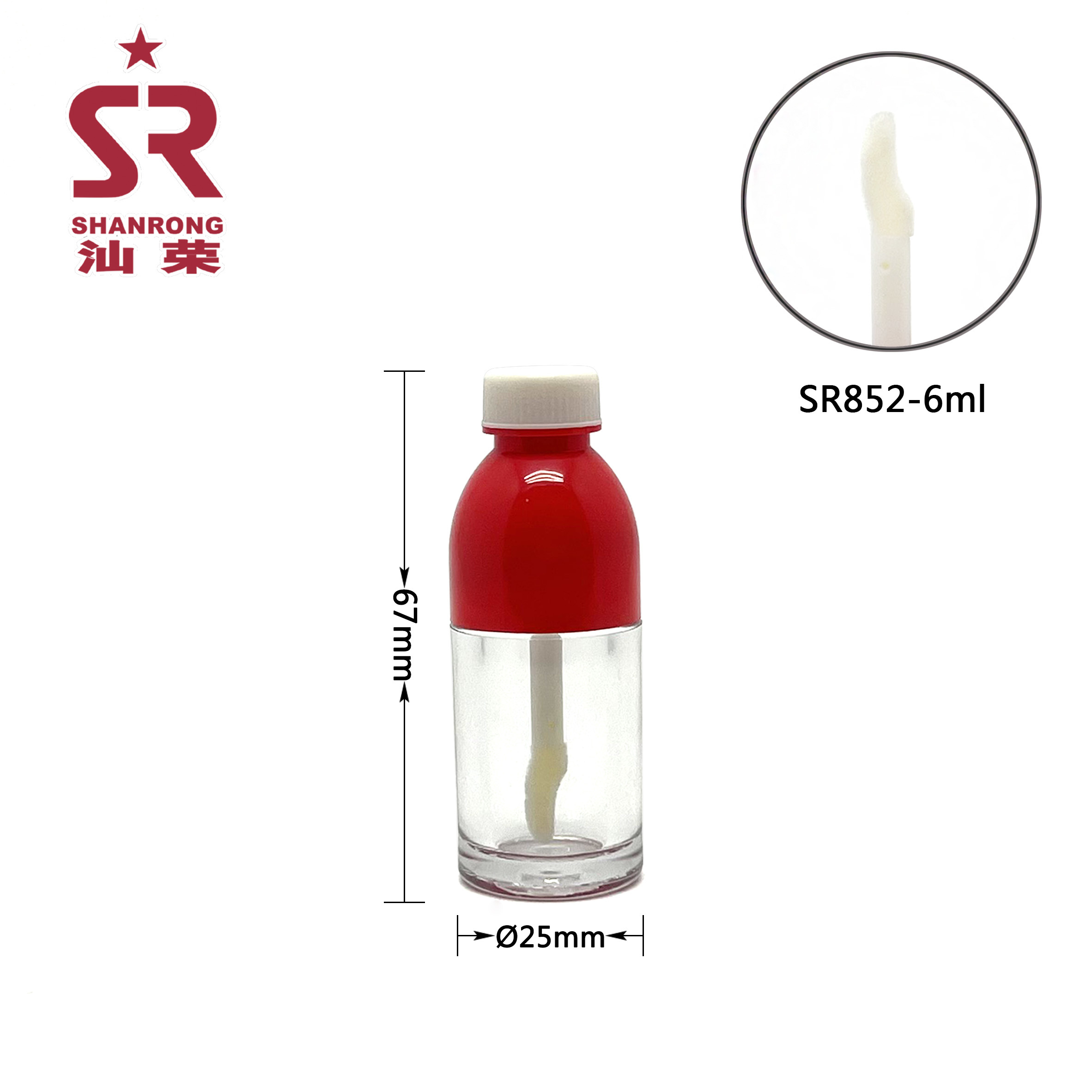 SR852 6ml 唇釉管空管 唇彩瓶