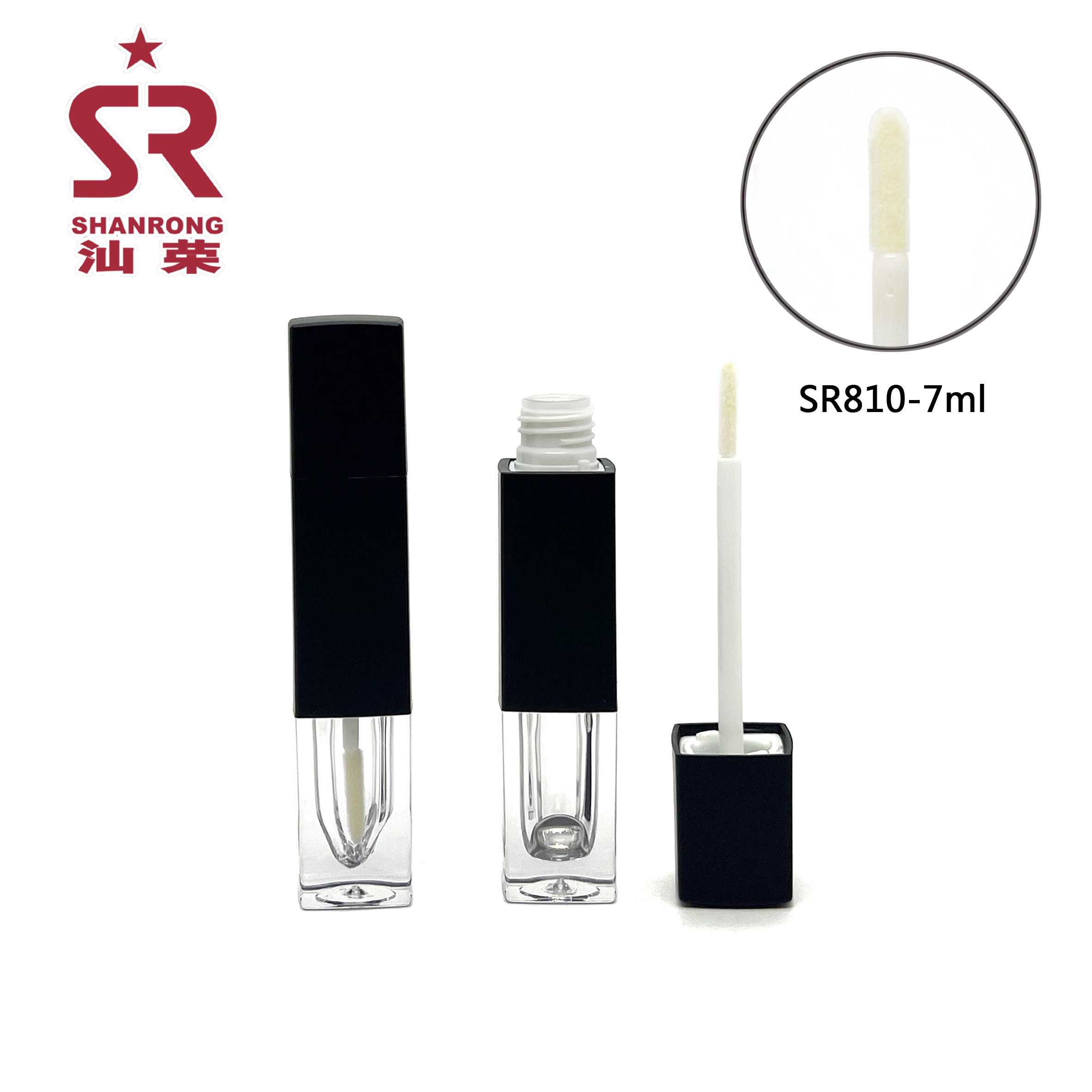 SR810 7ml 方形唇彩管 唇蜜唇膏瓶 彩妆包材