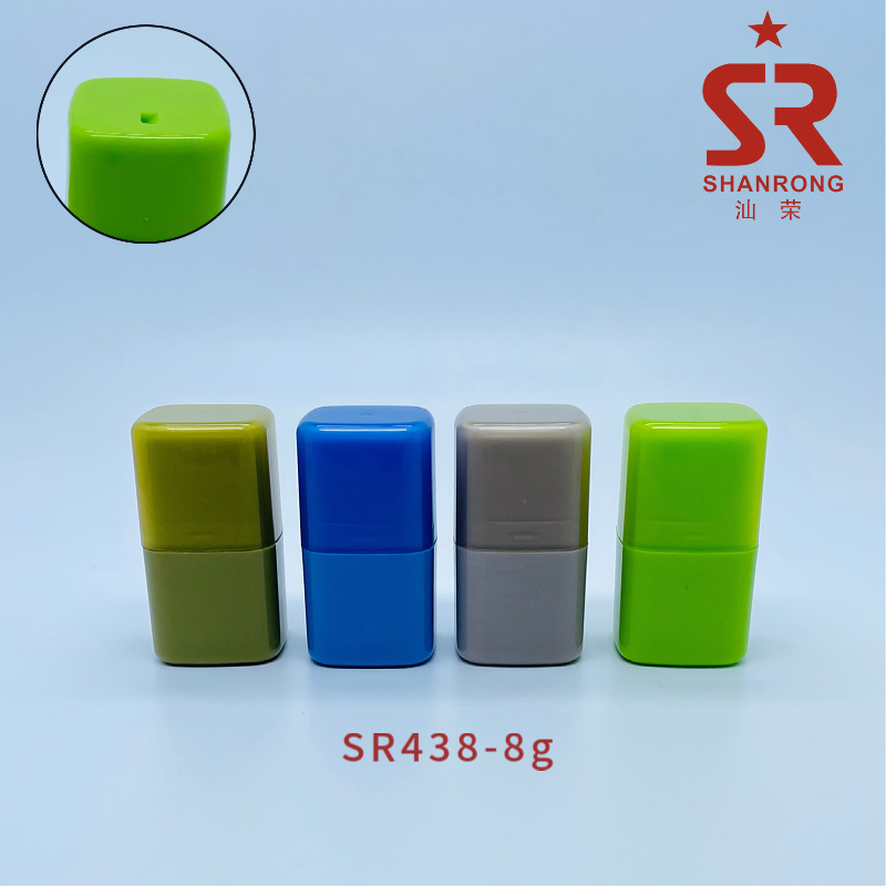方形旋转遮瑕管粉膏管8g 唇膏香膏棒