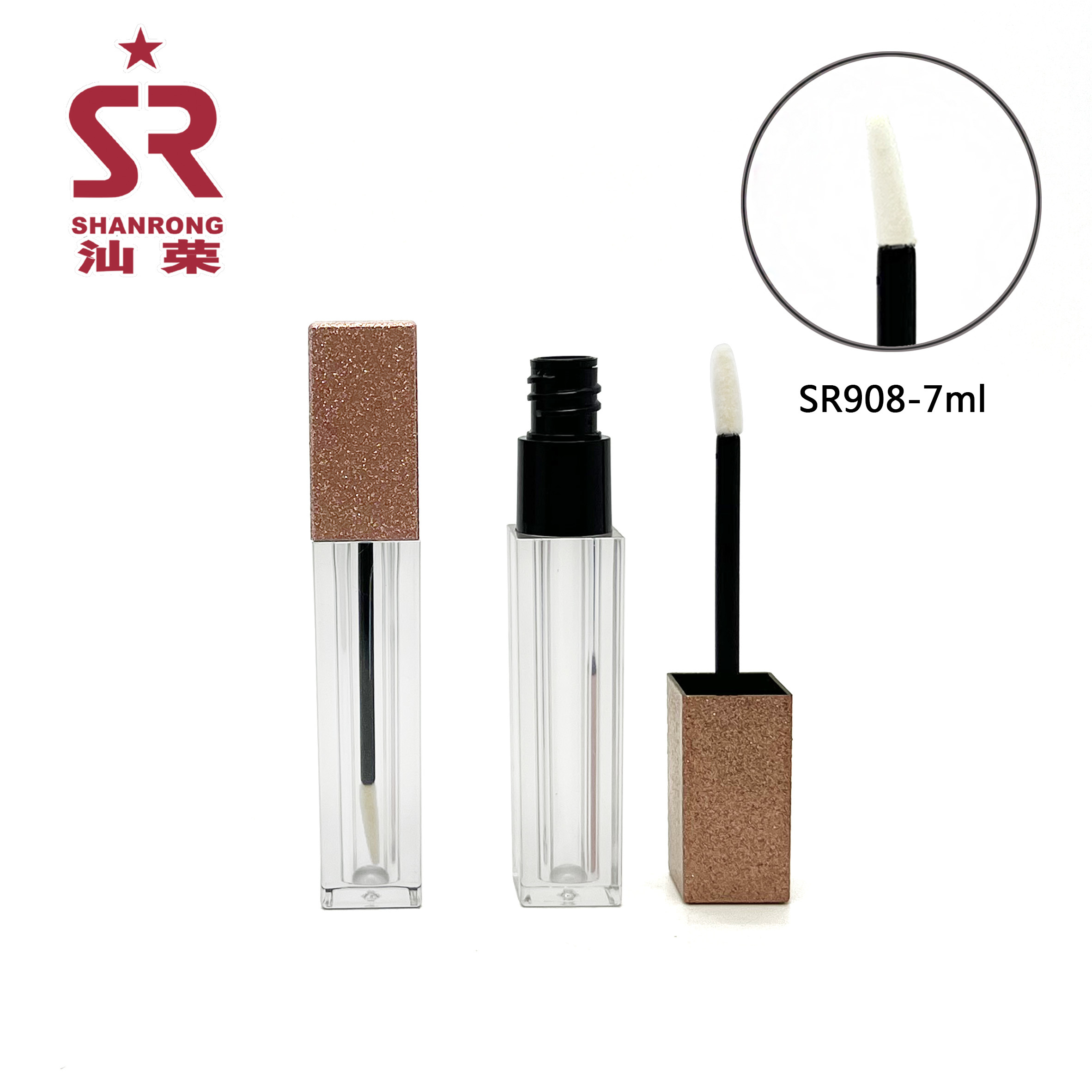 SR908 7ml 方形唇釉管唇彩管包材