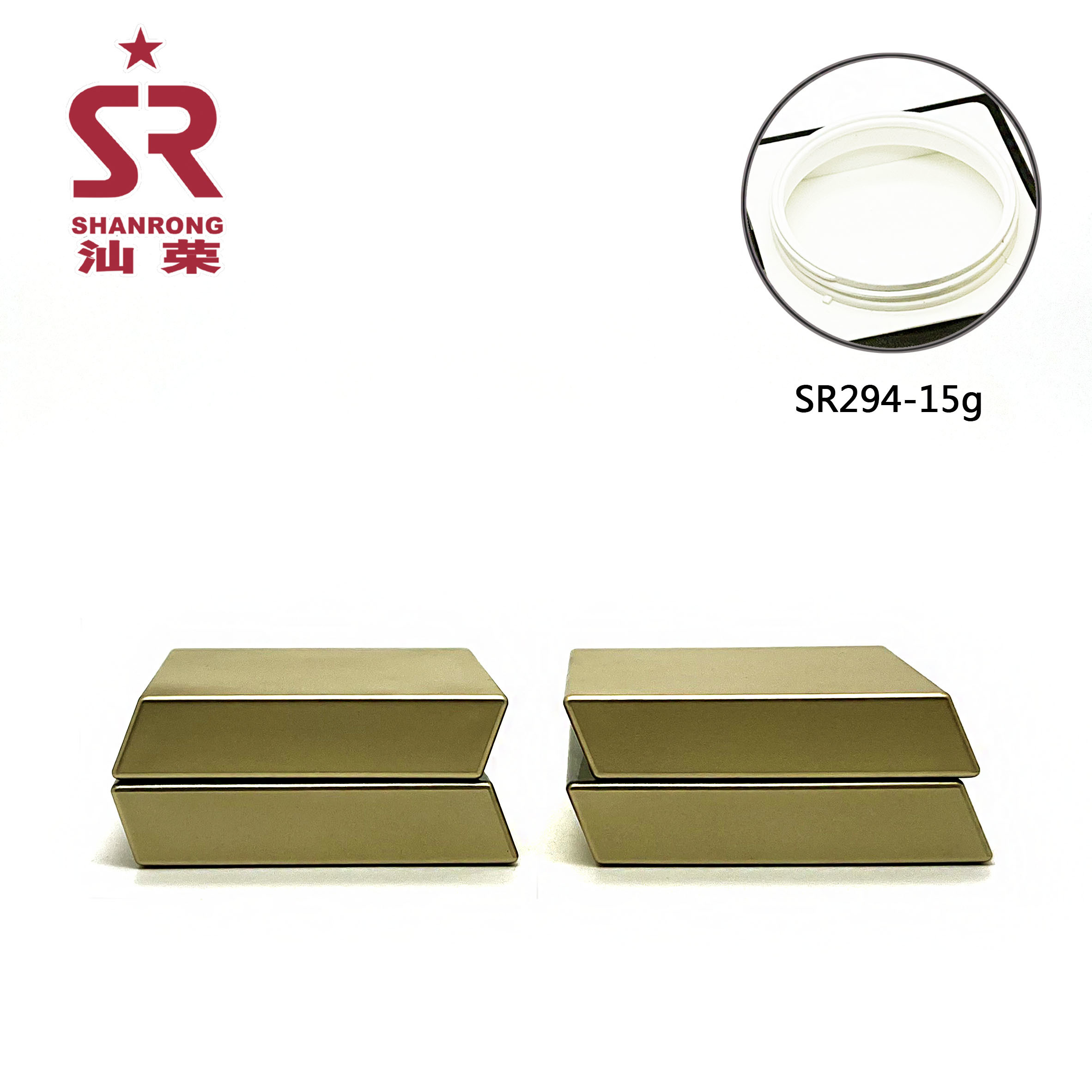 SR294 15g 方形散粉盒 蜜粉盒