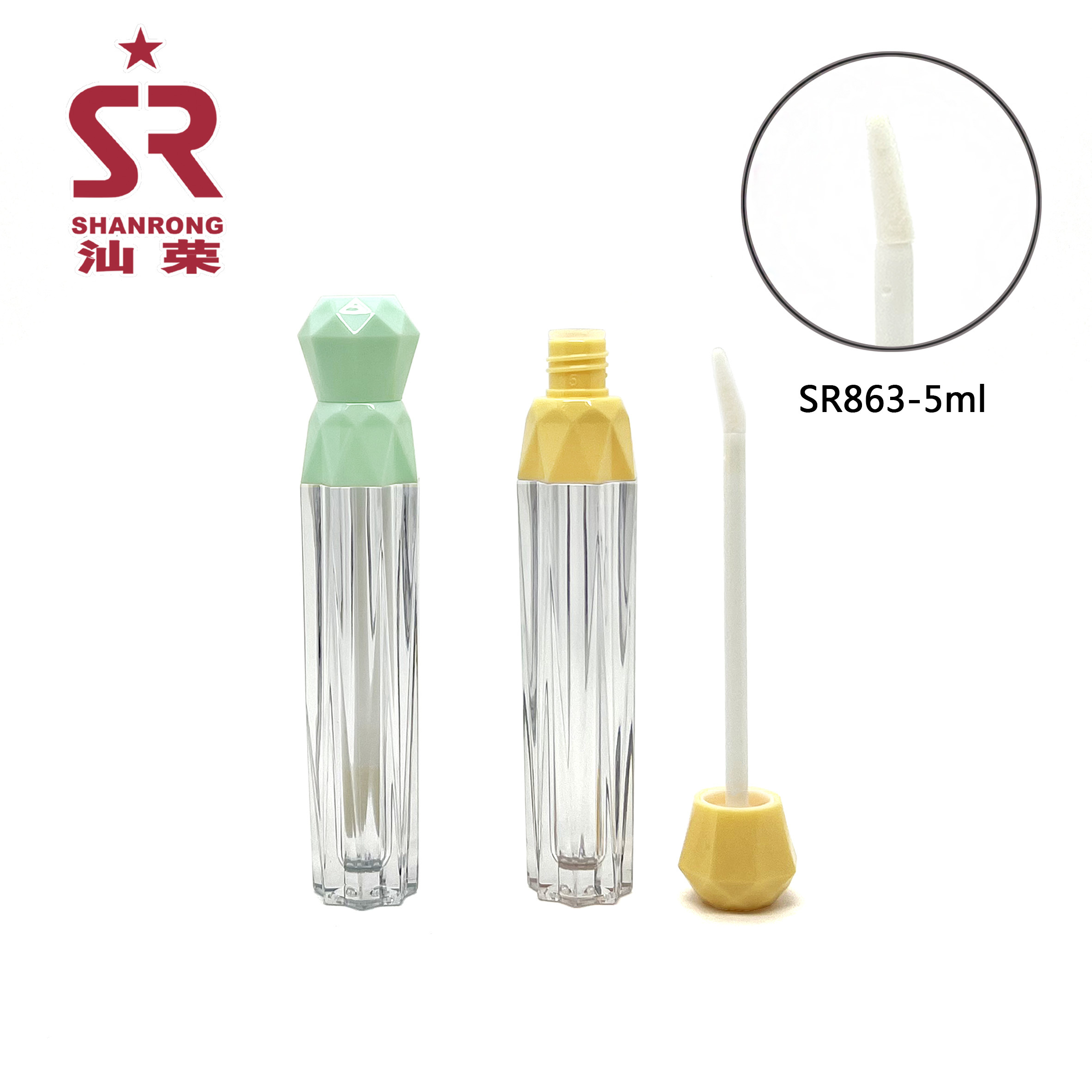 SR863 5ml 透明唇釉管 口红管 唇彩瓶包材