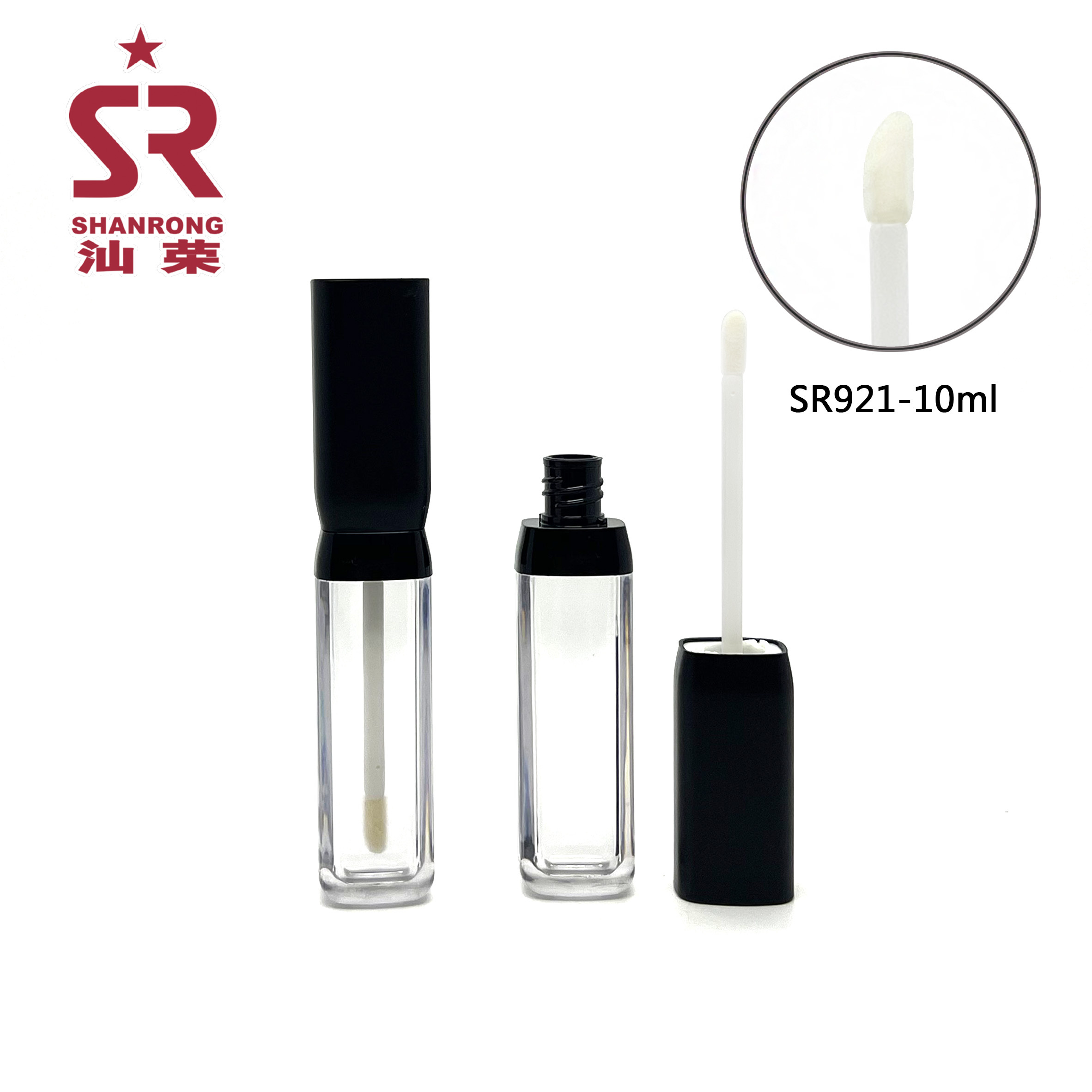 SR921 10ml 透明唇彩瓶 口红管唇釉管包材