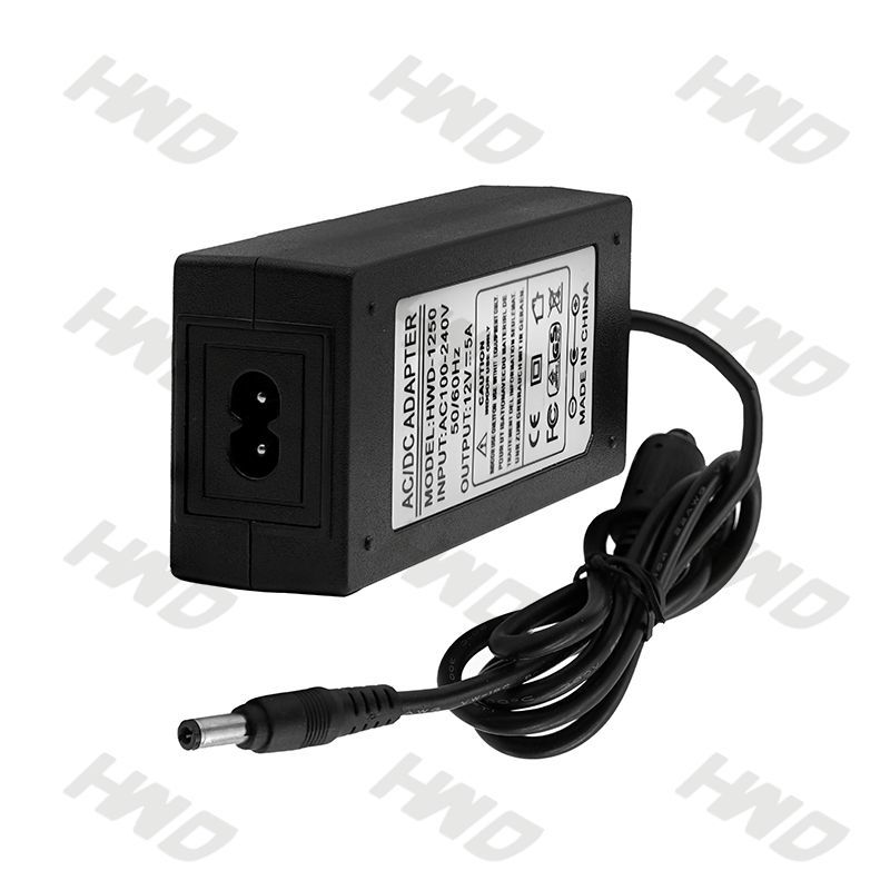 Entrada 100 240V AC a 12V 5A DC Cargador Adaptador de Corriente 60W de Escritorio Universal Adaptador de Corriente de Conmutación 12v 5a